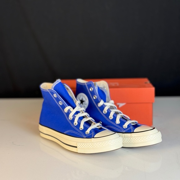 Converse Chuck Taylor All Star 70 Hi Vintage Canvas Nice Blue - Picture 1 of 2